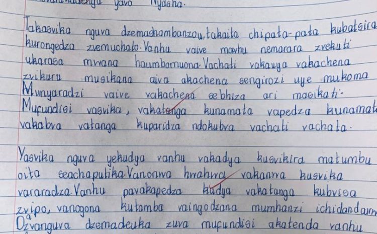  Muchato wandakaona by Makanaka Mupandi Grade 6